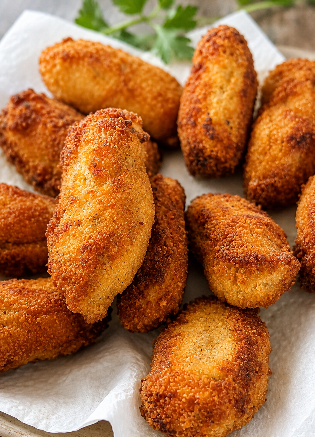 Croquetas de cocido rebozadas